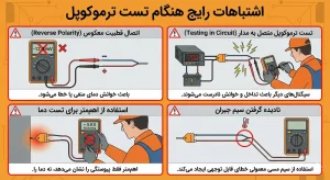 اشتباهات رایج هنگام تست ترموکوپل ساتک 98